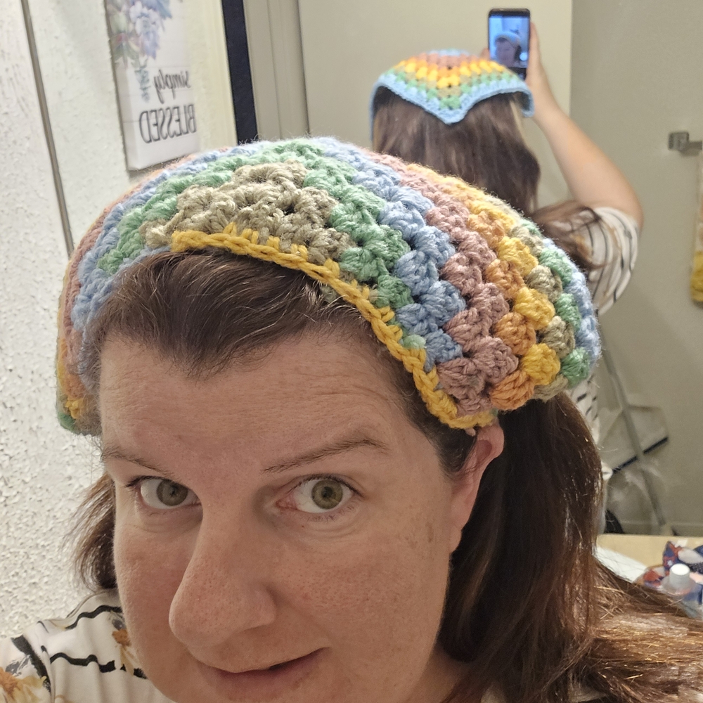Multicolor Crochet Headband